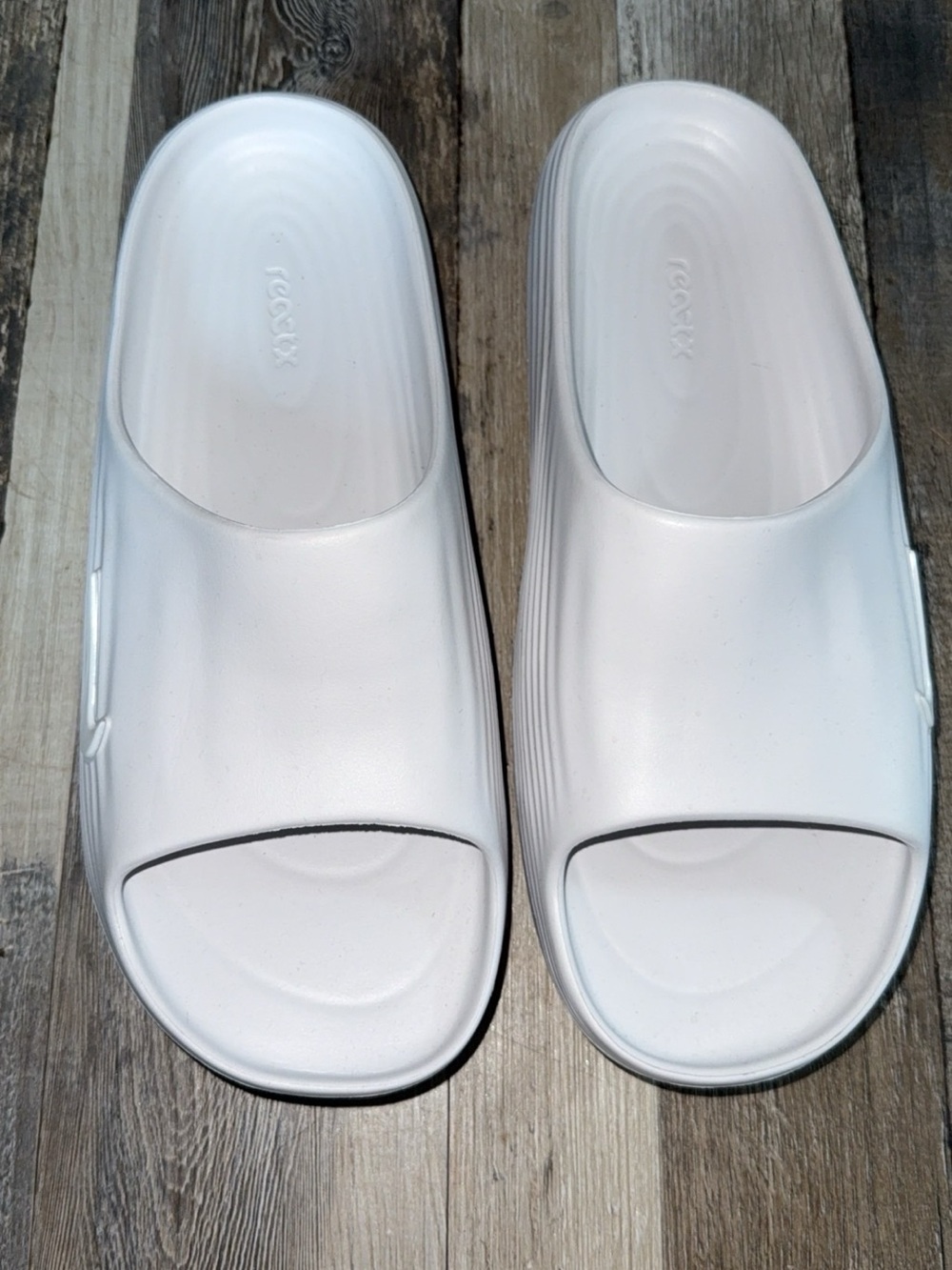 Nike Men’s ReactX Rejuven8 White Slide Sandals